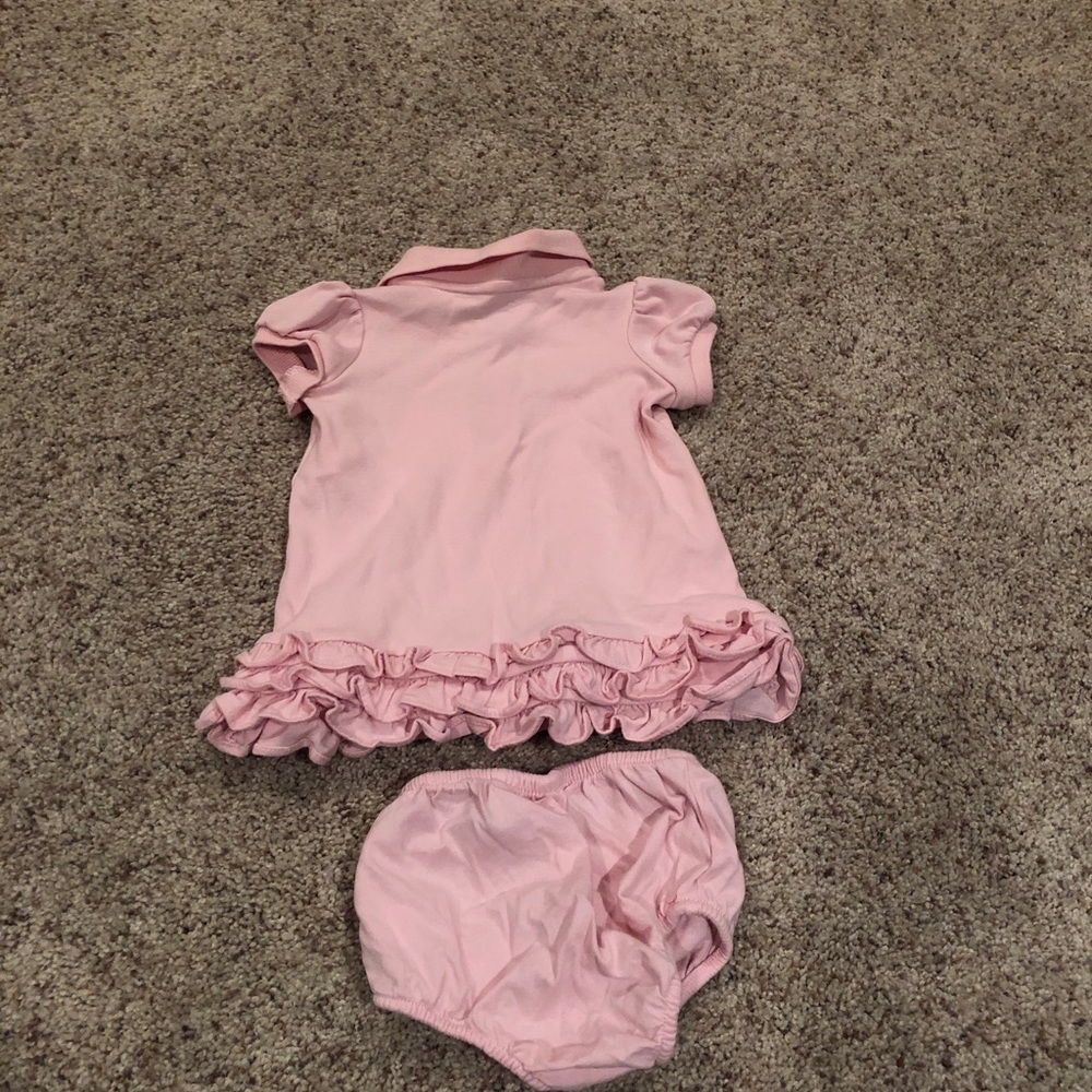 Ralph Lauren pink baby dress